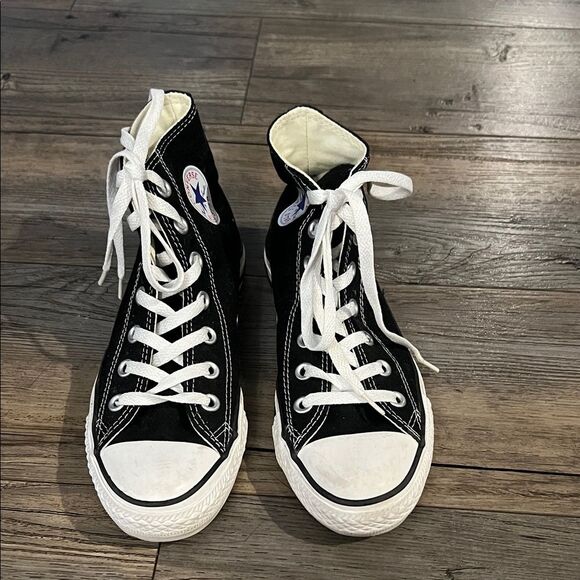 Converse Classic Black Canvas High-Tops - Picture 3 of 8